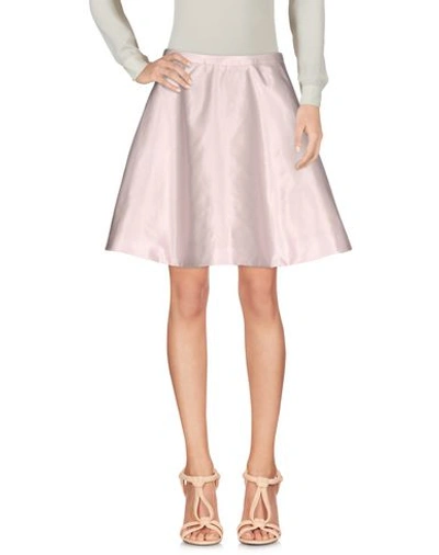 Acne Studios Knee Length Skirt In Light Pink