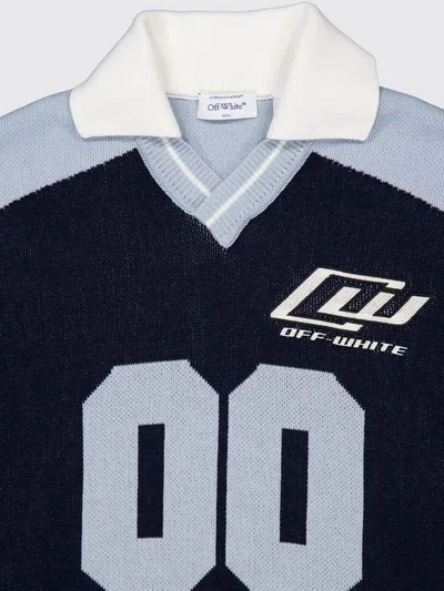 Off-white Sweater Men In Blue
