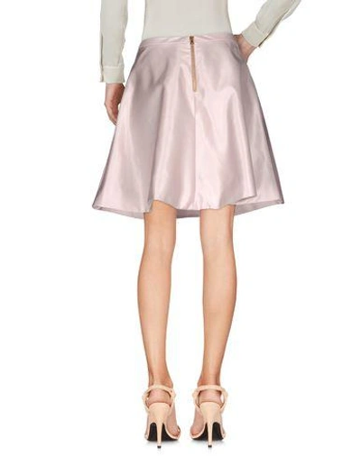 Shop Acne Studios Knee Length Skirt In Light Pink