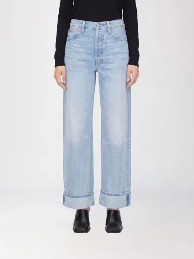 Mother The Dodger Button Hover Cuff In Blue