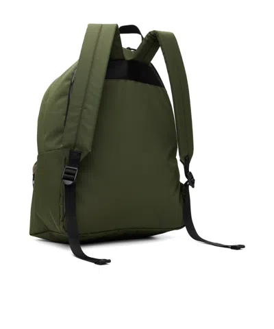 Sacai Pocket Top Handle Backpack In Green