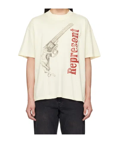Represent Loaded With Love Crew Neck T-shirt In White