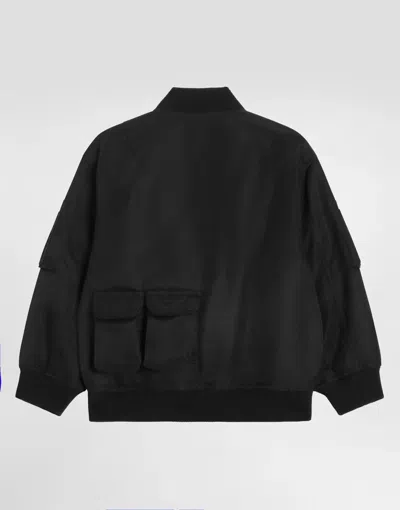 Dolce & Gabbana Dolce  Gabbana Kids Multi-pocket Bomber Jacket In Black