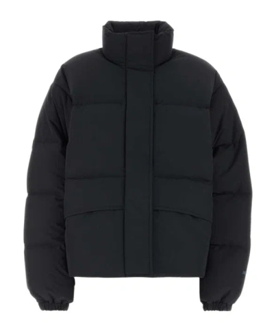 Jil Sander Polyester Down Jacket Elasticated Cuffs Pockets In Black