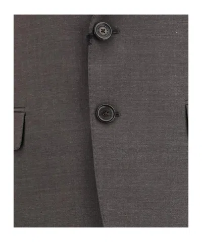 Dsquared2 Men Single-breasted Wool-blend Suit In Gray