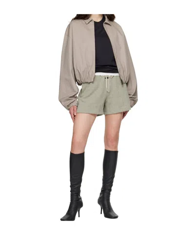 Essentials Womens Full Zip Work Jacket In Brown
