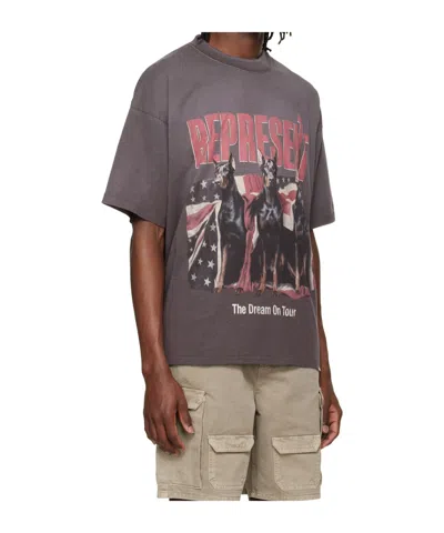 Represent Graphic Crew Neck T-shirt Short Sleeves In Multi