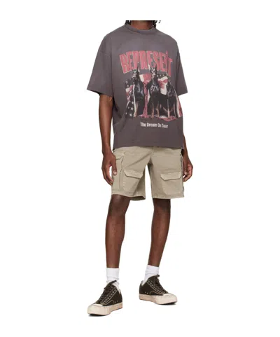 Represent Graphic Crew Neck T-shirt Short Sleeves In Multi