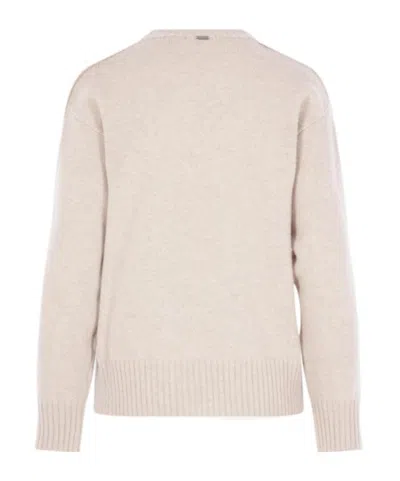 Herno Wool Sweater In Neutral