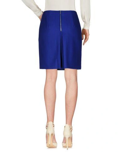 Shop Acne Studios Knee Length Skirt In Bright Blue