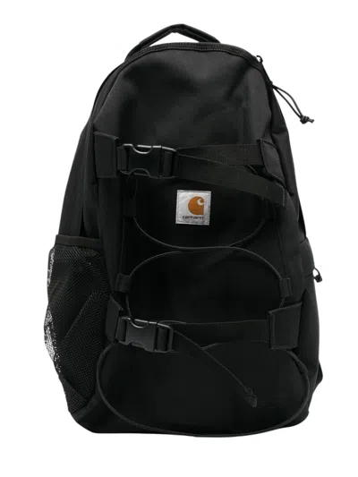 Carhartt Wip Kickflip Backpack Recycled Polyester Canvas In Black