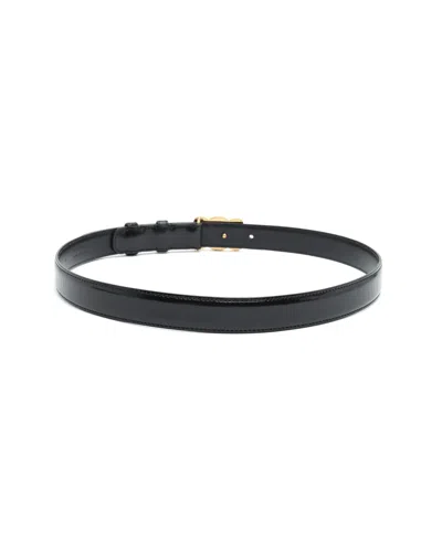 Celine Céline Triomphe Belt Size 75 In Black