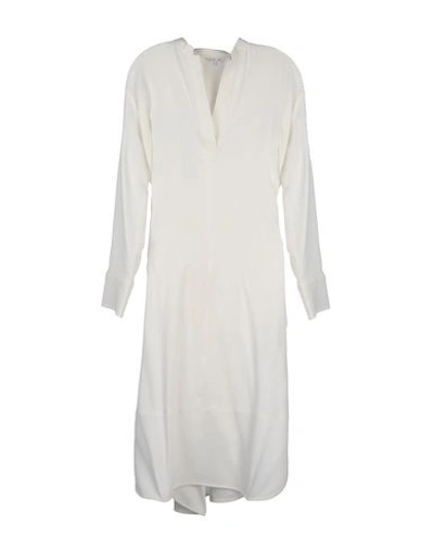 Helmut Lang 3/4 Length Dresses In White