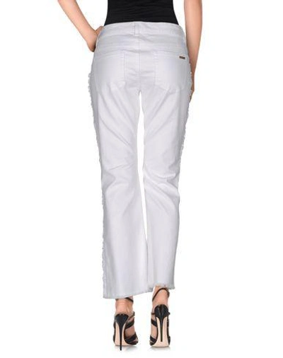 Shop Michael Michael Kors Denim Pants In White