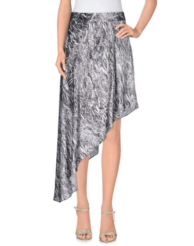 Mcq By Alexander Mcqueen 3/4 Length Skirts In Steel Grey