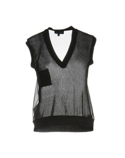 Shop Emporio Armani Sweaters In Black