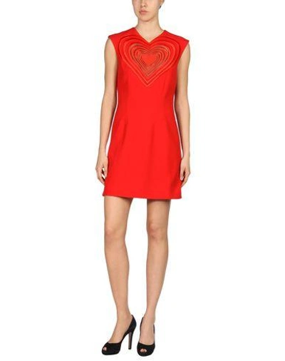 Shop Christopher Kane Short Dress In Red