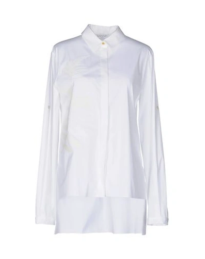 Vionnet Solid Colour Shirts & Blouses In White