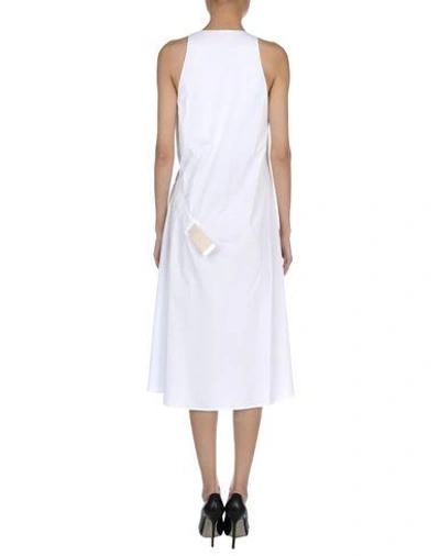 Shop Acne Studios 3/4 Length Dresses In White