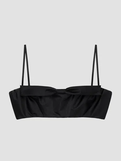 Givenchy Bra Top With Bow In Black