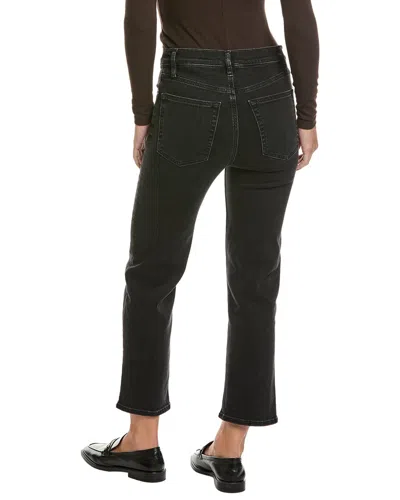 Frame Denim Meteor Pixie Le Sleek Straight Jean In Black