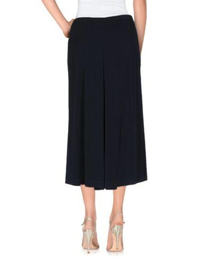 Shop Michael Michael Kors 3/4 Length Skirt In Dark Blue