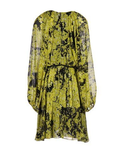 Shop Giambattista Valli Knee-length Dress In Acid Green