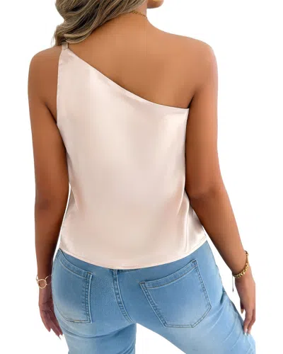 Adele Berto One-shoulder Top In Pink