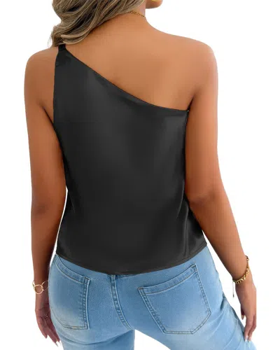 Adele Berto One-shoulder Top In Black
