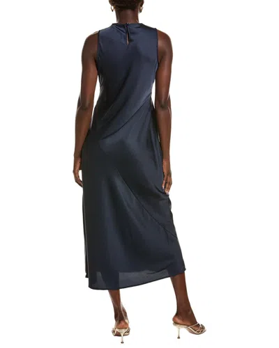 Point Column Dress In Black