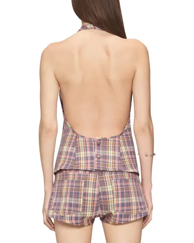 Eb Denim Iris Tank In Pink