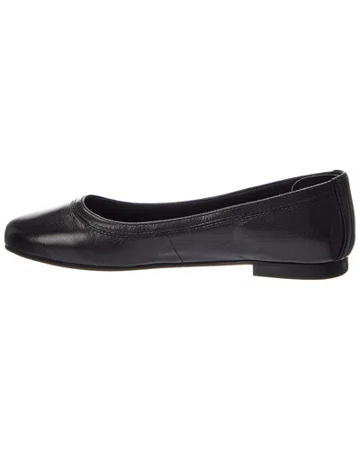 Frye Carson Leather Ballet Flat In Black