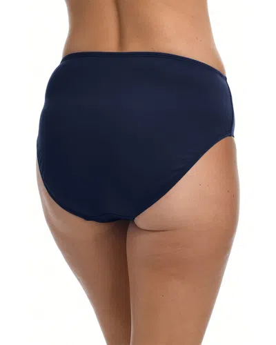 24th & Ocean 24th And Ocean Solid Swim Bottom In Blue
