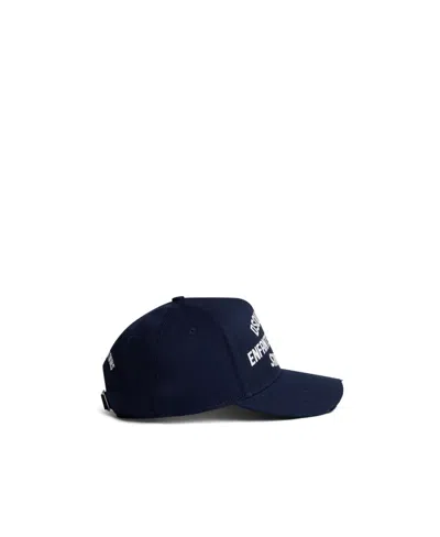 Dsquared2 Logo Patch Baseball Cap In Black