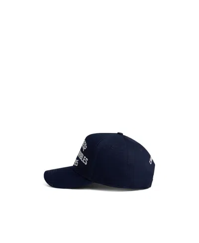 Dsquared2 Logo Patch Baseball Cap In Black