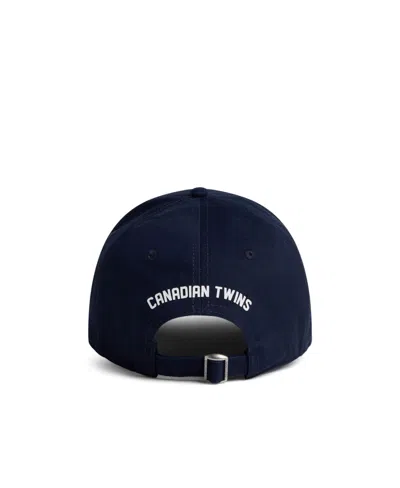 Dsquared2 Logo Patch Baseball Cap In Black