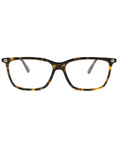 Gucci Rectangle-frame Glasses In Brown