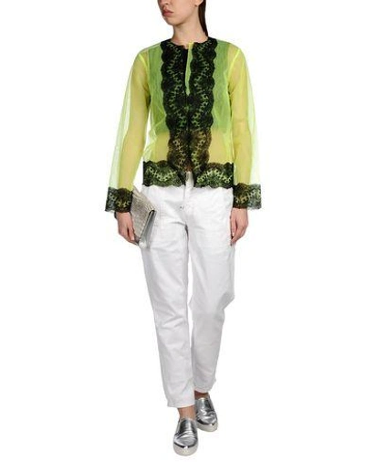 Shop Christopher Kane Blazer In Acid Green