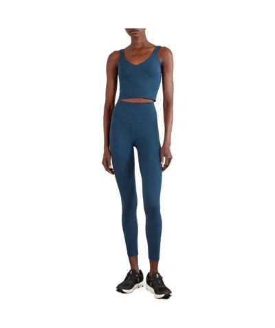 Lululemon Solid High-rise Leggings In Blue