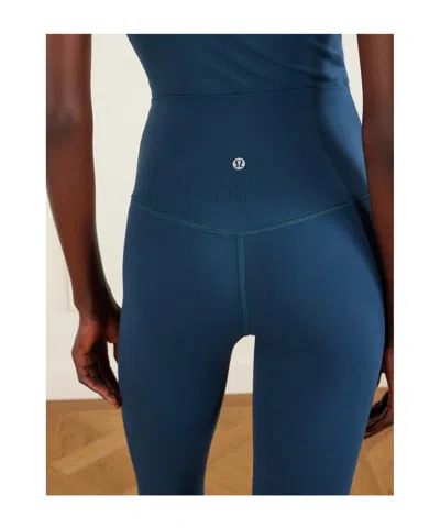 Lululemon Solid High-rise Leggings In Blue