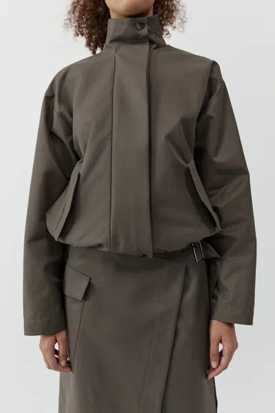 St Agni Flight Jacket In Brown