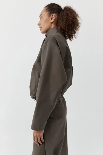 St Agni Flight Jacket In Brown