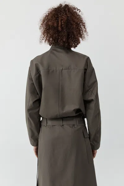 St Agni Flight Jacket In Brown