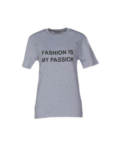 Shop Anna K T-shirt In Grey