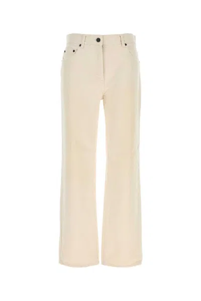 The Row Fargo Rigid High-rise Straight-leg Jeans In Neutral