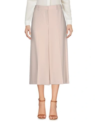 Theory Cropped Pants & Culottes In Beige