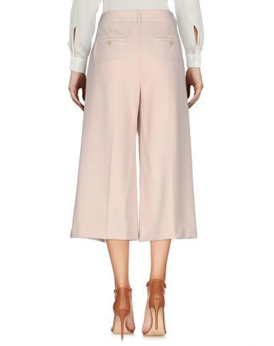 Shop Theory Cropped Pants & Culottes In Beige
