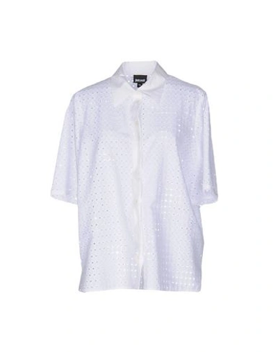 Just Cavalli Lace Shirts & Blouses In White