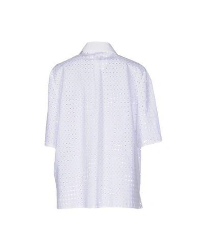 Shop Just Cavalli Lace Shirts & Blouses In White