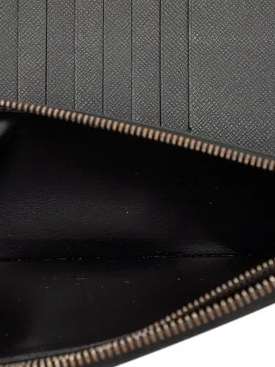 Pre-owned Louis Vuitton 2020 Monogram Eclipse Vertical Zippy Wallet Long Wallets In Black